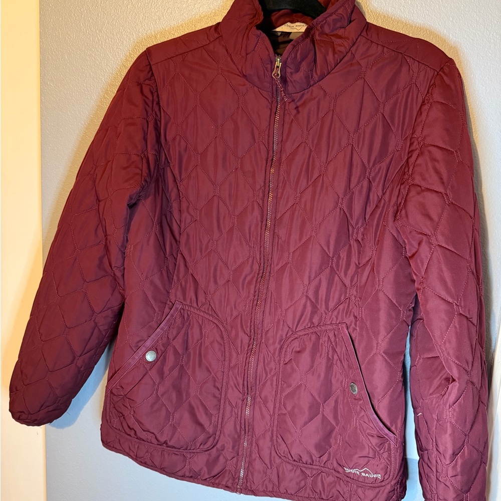 Eddie Bauer Women's Puffer Jacket - Burgundy